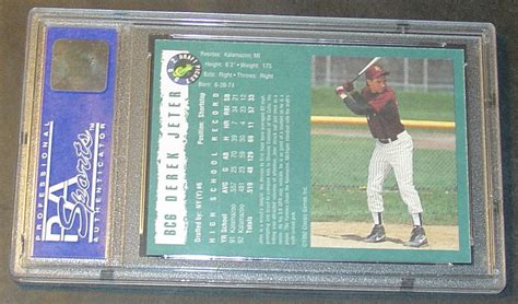 1992 CLASSIC DRAFT PICK FOIL BONUS DEREK JETER ROOKIE BC6 PSA 10 POP