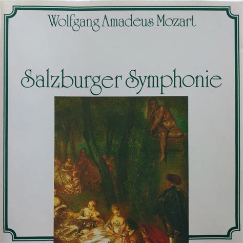 Wolfgang Amadeus Mozart Salzburger Symphonie CD Discogs