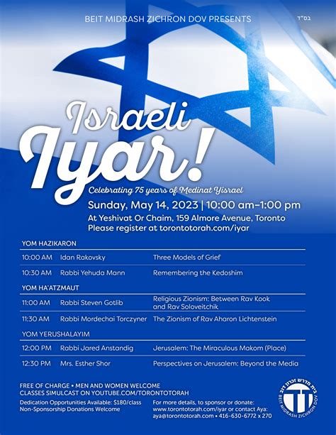 Israeli Iyar! | Beit Midrash Zichron Dov