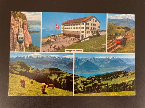 Ak Sz Rigi Kulm Arth Rigi Bahn Und Vitznau Rigi Bahn Kaufen Auf Ricardo