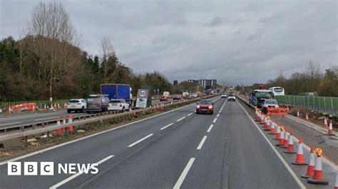 M4 Slough Crash Motorcyclist Dies In Collision Bbc News