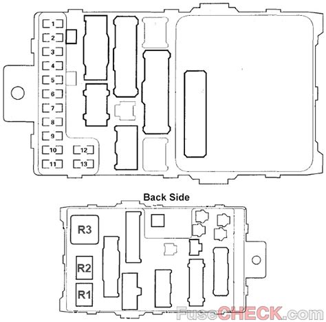 Acura Mdx Yd Fuse Diagram Fusecheck