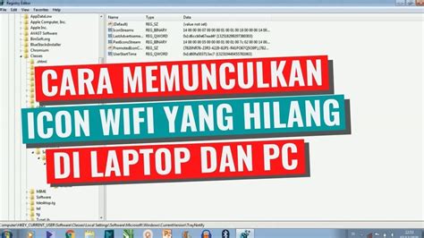 Cara Memunculkan Kembali Icon Wifi Yang Hilang Di Laptop YouTube