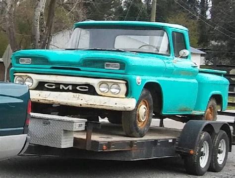 1960 Gmc 1000 Series 1960 Gmc Barn Find Pickup V6 Antique Price