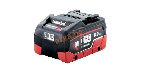 Акумулаторна батерия Metabo 18 V 8 0 Ah LiHD Цена