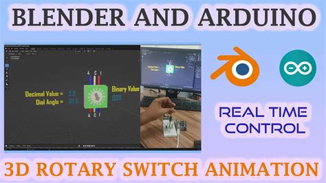 3D Rotary Switch Animation for Arduino Projects: Easy Blender Tutorial - ELECTRONICS TREE