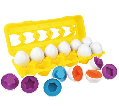 Skoolzy 12 Matching Eggs For Toddlers Color Sorting And Shape