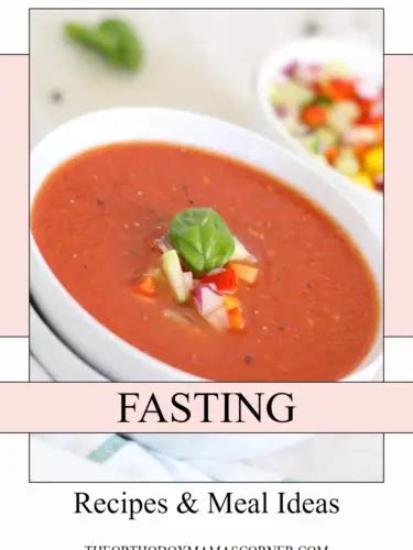 Fasting Recipes Archives - The Orthodox Mama's Corner