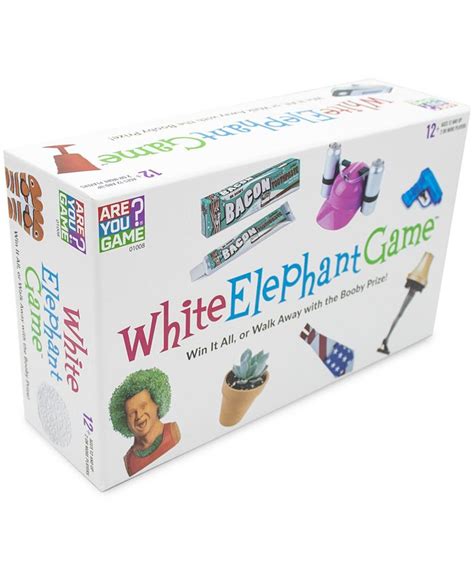 Areyougame White Elephant Game Set - Macy's