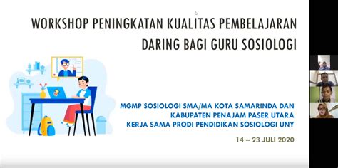 Prodi Pendidikan Sosiologi Adakan Workshop Pembelajaran Jarak Jauh Bagi