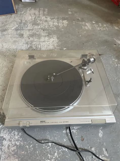 Vintage Akai Ap B Belt Drive Auto Return Turntable For Parts