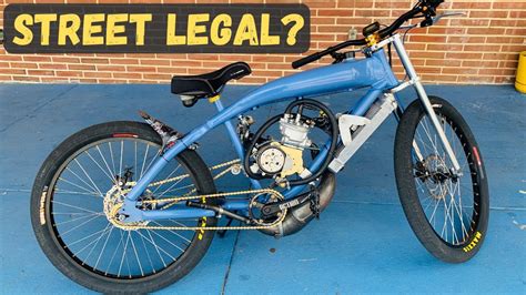 Should I Make My Loud Am Motorized Bike Street Legal Youtube