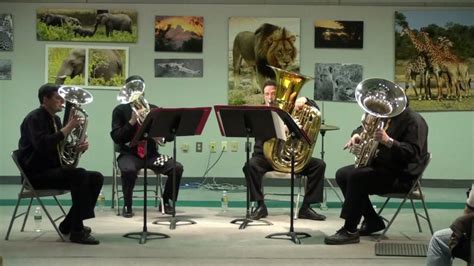 Heavy Metal Tuba Quartet Tiger Rag Youtube