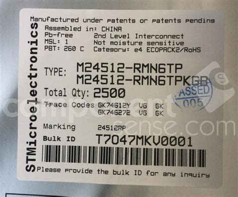 M Rmn Tp Stmicroelectronics Datasheet Pdf Technical Specs