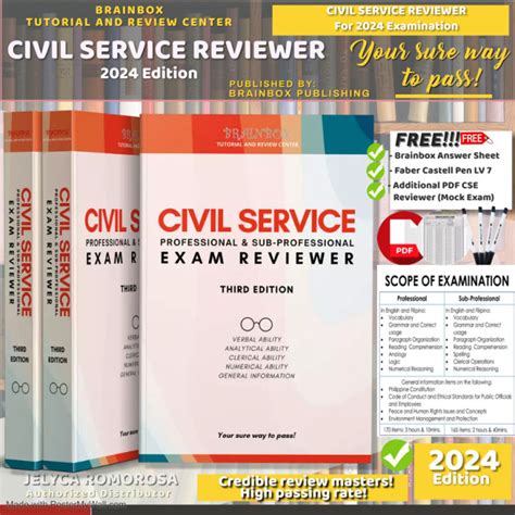 Brainbox Civil Service Exam 3rd Edition New Released For 2024