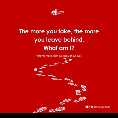 Demohubofficial - The more you take, the more you leave... | Facebook
