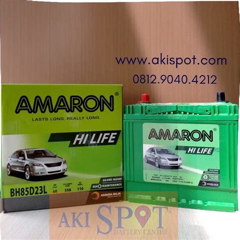 Aki Mobil Amaron Hl D L Ah Aki Kering Harga Tukar Tambah Wasmon