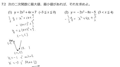 数学1 Live解説 第14回 2次関数：2次関数の平行移動、対称移動、最大最小 Youtube