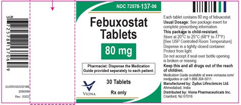 Dailymed Febuxostat Tablet