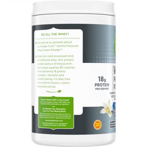 Simple Truth™ Vanilla Whey Protein Powder 133 Oz Fred Meyer