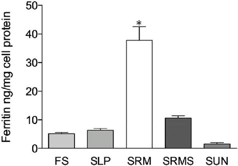 Caco-2 cell ferritin formation as measured 24 h after the start of the ... 