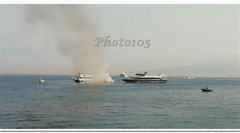 Incendio Motoscafo A Piano Di Sorrento Positanonews