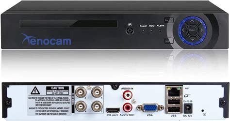 Xenocam DVR 4 Canaux 1080N Hybride 5 En 1 AHD 1080p NVR 1080N AHD 960H