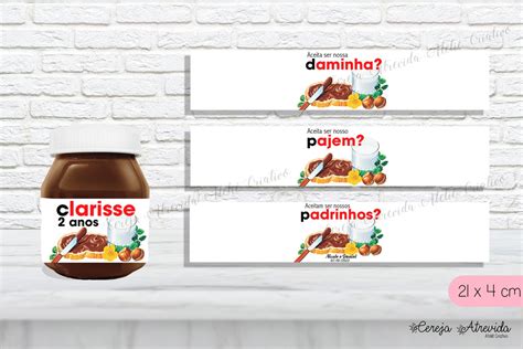 Arte Digital R Tulo Nutella G Arte Padr O Elo