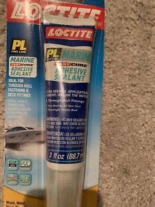 Loctite Pl Marine Fast Cure Adhesive Sealant Ounce Squeeze Tube