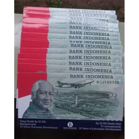 Jual Folder Uang Kuno 50000 Suharto Polymer Shopee Indonesia