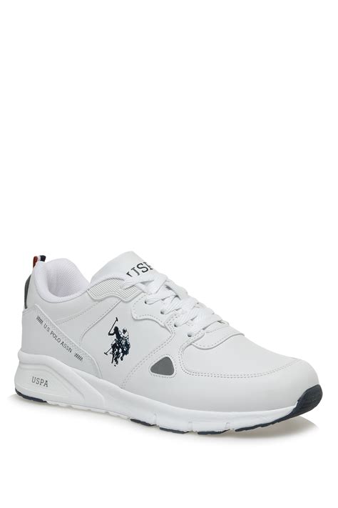 U S Polo Assn Vance Summer Fx Beyaz Erkek Sneaker Flo