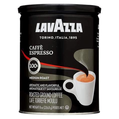 Amazon Lavazza Caffe Espresso Ground Coffee Medium Roast 8 Oz