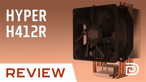 Cooler Master Hyper H412R Compact CPU Air Cooler Review YouTube