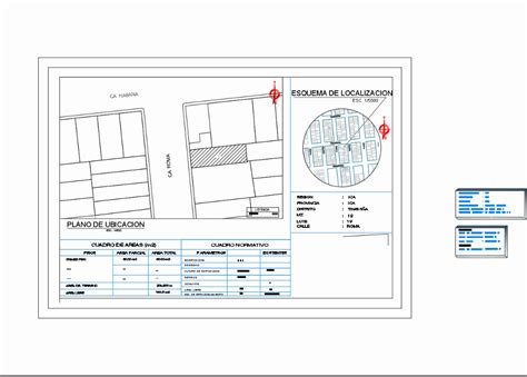 Planimetría de ubicación en AutoCAD Descargar CAD gratis 1 03 MB