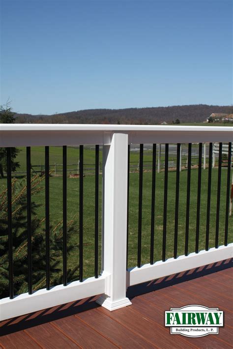 Fairway Standard Vinyl Railing | Vinyl railing, Outdoor living, Decks