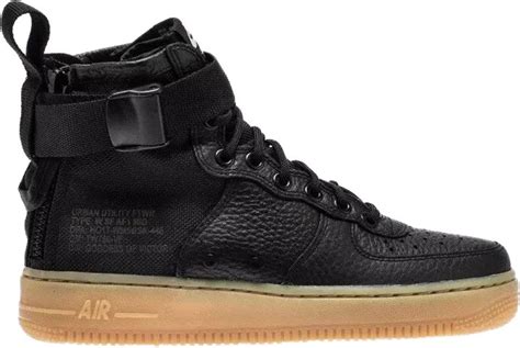 Nike Sf Air Force Mid Black Gum Women S Aa