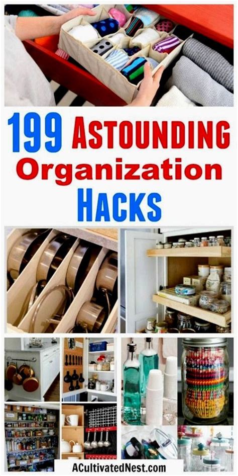 Organisation Hacks Apartment Hacks Organizing Small Space