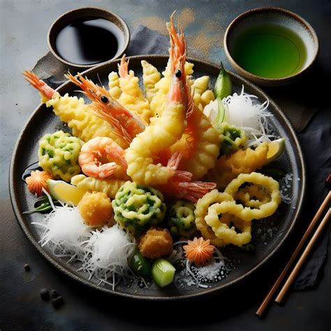 Premium Photo | Tempura Japanese cuisine