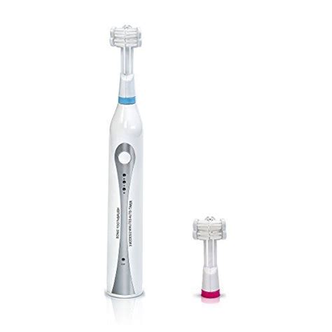 Triple Bristle Sonic Toothbrush Electric Rechargeable Unique Patented 3