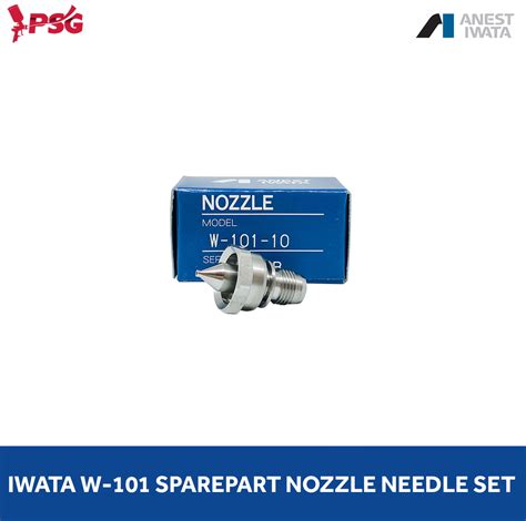 IWATA W-101 SPRAYGUN SPAREPART NOZZLE NEEDLE SET - Pusatspraygun.com