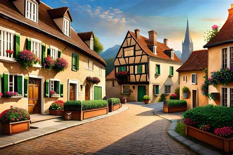 european village stock  images  backgrounds