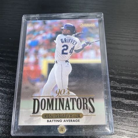 Carte Mlb Ken Griffey Jr Donruss Leaf Dominators Seattle Mariners