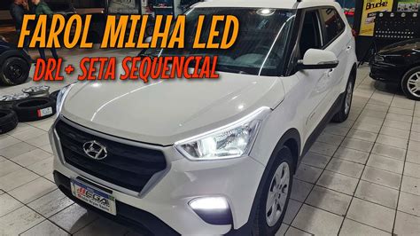 Creta Attitude Kit Farol Milha L Mpadas Ultra Led Fita Cm Drl