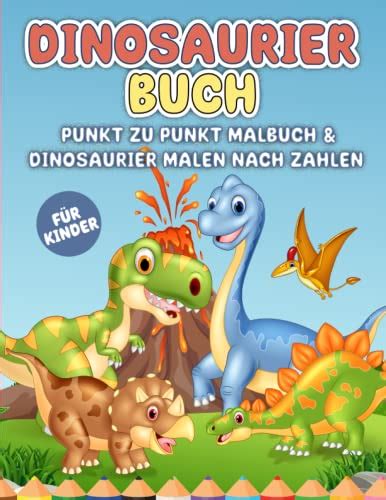 Dinosaurier Buch Punkt Zu Punkt Malbuch Dinosaurier Malen Nach