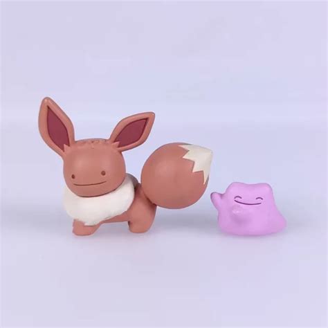 Eevee Ditto Transform Pokemon Gacha Mini Figure Japanese Nintendo Japan