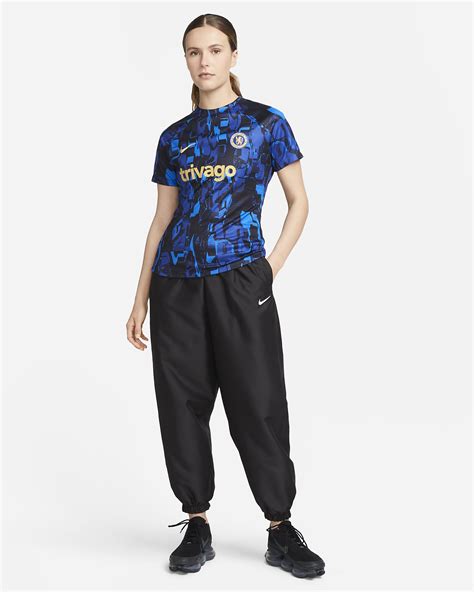 Chelsea F C Academy Pro Women S Nike Dri Fit Pre Match Football Top