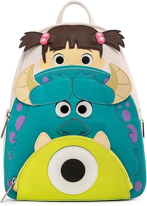 Loungefly Disney Monsters Inc Mike Wazowski Backpack Town Green