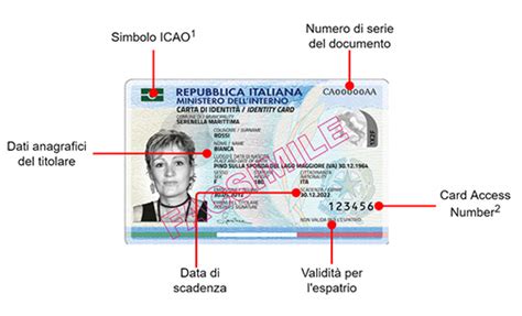 Caratteristiche della CIE Carta di Identità Elettronica CIE