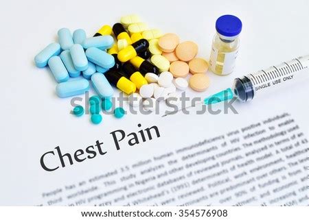 Drugs Chest Pain Treatment Stock Photo 354576908 - Shutterstock