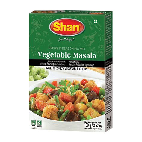 Buy Shan Masala Vegetable 100g Online South Asian Central